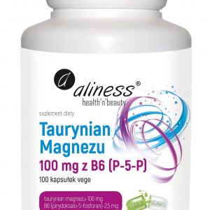 Taurynian Magnezu 100 mg z B6 (P-5-P) x 100 vege caps
