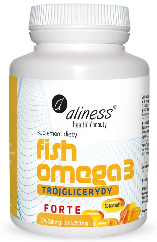 Fish Omega 3 FORTE Trójglicerydy 500/250mg x 60 caps